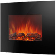 Electric Fireplace Electrolux EFP/W-1150URLS, 1800W, remote control, Real Fire Perfect, black