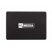 2.5" SSD 256GB  MyMedia (by Verbatim), SATAIII, Sequential Reads: 520 MB/s, Sequential Writes: 450 MB/s, Maximum Random 4k: Read: 31,000 IOPS / Write: 68,000 IOPS, Thickness- 7mm, Aluminium Alloy, 80TB TBW, 3D NAND TLC
