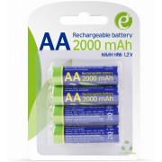 EnerGenie EG-BA-AA20R4-01 Ni-MH rechargeable AA batteries, 2000mAh, 4pcs blister pack