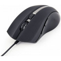 Gembird MUS-GU-02, 6-button G-laser mouse with scroll wheel, 800-2400dpi, USB, Black