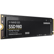 500GB SSD NVMe M.2 Gen3 x4 Type 2280 Samsung 980 MZ-V8V500BW, Read 3100MB/s, Write 2600MB/s (solid state drive intern SSD/внутрений высокоскоростной накопитель SSD)