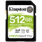 512GB SDXC Card (Class 10) UHS-I , U3, Kingston Canvas Select Plus "SDS2/512GB" (R/W:100/85MB/s)
