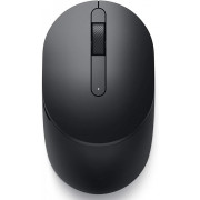 Wireless Mouse Dell MS3320W, Optical, 1600dpi, 3 buttons, 2.4 GHz/BT, 1xAA, Black
