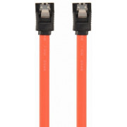 SATA Data Cable - 0.3m - Cablexpert CC-SATAM-DATA-0.3M, Serial ATA III 30 cm data cable, metal clips, bulk packing