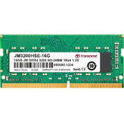 16GB DDR4 - 3200MHz  SODIMM  Transcend PC25600, CL22, 260pin DIMM 1.2V