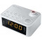 MUSE M-178 PW, Tuner FM, Clocks, White
