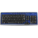 Keyboard Hama Multimedia MK220, silver-blue, PS/2