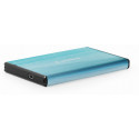 2.5" SATA HDD External Case miniUSB3.0, Aluminum Blue, Gembird EE2-U3S-3-B