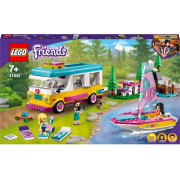 Constructor LEGO Friends Лесной дом на колесах и парусная лодка 41681