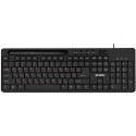 Keyboard SVEN KB-S302, Multimedia, Tray for smartphone, Black, USB