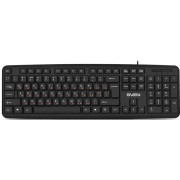 SVEN KB-S230, Keyboard, Waterproof construction, 104 keys, 2m, USB, Black