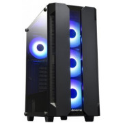 Case ATX Chieftec HUNTER, w/o PSU, 4x120mm ARGB fans, 2xUSB3.0, 1xUSB2.0, Temperd Glass, ARGB Hub