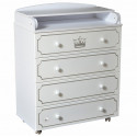 1069 Комод детский Oliver Fabio Lux (белый)