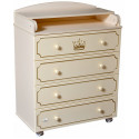 1068 Комод детский Oliver Fabio Lux слоновая кость