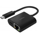 Belkin USB-C - Ethernet 60W PD, black