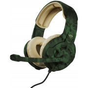 Trust Gaming GXT411C RADIUS HEADSET JUNGLE CAMO Headset, Multiplatform gaming headset with comfortable over-ear pads and adjustable microphone