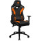 Gaming Chair ThunderX3 TC3 Black/Tiger Orange, User max load up to 150kg / height 165-185cm