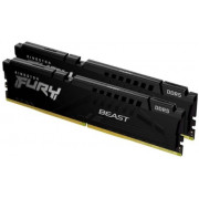 32GB DDR5-5600MHz  Kingston FURY Beast (Kit of 2x16GB) (KF556C40BBK2-32), CL40-40-40, 1.25V, Black 