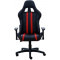 Gaming chair SPACER SPCH-TRINITY-RED Black-Red, Synthetic PU,120 kg max., Adjustable Back Angle 90°- 135°, Armrests ajustable, Pillow-2