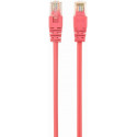 Patch cord cat. 5E PP12-2M/RO Pink, 2 m, molded strain relief 50u" plugs