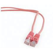 Patch cord cat. 5E PP12-5M/RO Pink, 5 m, molded strain relief 50u" plugs