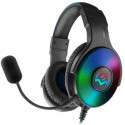 Gaming Headset SVEN AP-U1500MV, 50mm drivers, 20-20kHz, 24 Ohm, 115dB, 360g., RGB, USB, Black