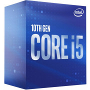 CPU Intel Core i5-10400, S1200, 2.9-4.3GHz (6C/12T), 12MB Cache, Intel UHD 630, 14nm 65W,  Box