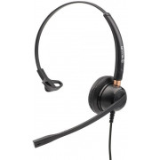Call center headset wired Tellur Voice 510N, QD, monoaural, USB, black, TLL411003