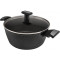 Pot Polaris Monolit-20C, D 20", 2.3L, MEGASTONE PRO-5 spectrum, for induction stove, black