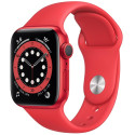 Смарт часы Apple Watch Series 6 44mm M00M3 PRODUCT(RED) Aluminum Case with Red Sport Band 