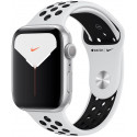 Умные часы Apple Watch Nike Series 5 44mm MX3V2 Silver Aluminium Case with Pure Platinum Black Nike Sport Band 