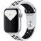 Умные часы Apple Watch Nike Series 5 44mm MX3V2 Silver Aluminium Case with Pure Platinum Black Nike Sport Band