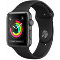 Смарт часы Apple Watch Series 3 38mm MTF02 Space Grey Aluminum Case with Black Sport Band 