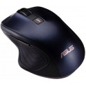 ASUS Silent Wireless Mouse MW202, Night Blue, Optical, 2.4GHz, 800dpi/1200dpi/2000dpi/4000dpi, Nano, USB