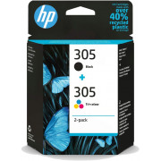 Multipack HP 305 Black/Tri-colour Original Ink Cartridges for HP DeskJet 2710, HP DeskJet 2720 ,HP DeskJet 2721, HP DeskJet 2722, HP DeskJet 2723, HP DeskJet 2724, HP DeskJet Plus 4110,HP DeskJet Plus 4120