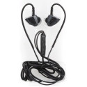 Keeka In-Ear Headphones Q32, Black 