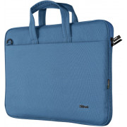 Trust NB bag 16" Bologna, Eco-friendly Slim laptop bag for 16" laptops, (410 x 290mm), Blue