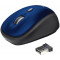 Trust Yvi Wireless Mouse - Blue, 8m 2.4GHz, Micro receiver, 800-1600 dpi, 4 button, Rubber sides for comfort and grip,USB
