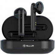 Tellur Flip True Wireless Earphones, Black, Bluetooth version 5.0, up to 10 m, True Wireless Stereo, Music play time Up to 2.5 hours, Charging time Approx 1.5 hours, Charging box, Earbuds weight  4 grams