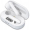 Tellur Flip True Wireless Earphones, White, Bluetooth version 5.0, up to 10 m, True Wireless Stereo, Music play time Up to 2.5 hours, Charging time Approx 1.5 hours, Charging box, Earbuds weight 4 grams