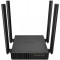 TP-LINK Archer C54, AC1200 Wireless Dual Band Router, Mediatek, 867Mbps at 5GHz + 300Mbps at 2.4GHz, 802.11ac/a/b/g/n, 1 10/100M WAN + 4 10/100M LAN, Wireless On/Off, 1 USB 2.0 ports, 2 fied antennas;Agile Config