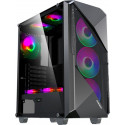 Case ATX GAMEMAX Revolt, w/o PSU, 4x120mm ARGB fans. ARGB HUB, TG, Dust Filter, USB 3.0, Black
