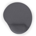  Gembird MP-GEL-GR, Gel mouse pad with wrist support, grey