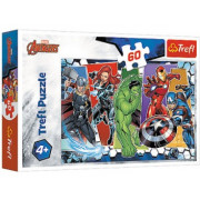 Trefl Puzzles - 60 - The Avengers Invincible / Disney Marvel The Avengers