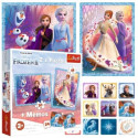 Trefl Puzzles - 2in1 + memos - A mysterious land / Disney Frozen 2