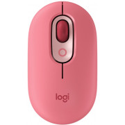 Logitech POP Mouse Wireless Mouse with Customizable Emoji, Multi-device, SilentTouch, SmartWheel, 2 Programmable buttons, Heartbreaker/Rose