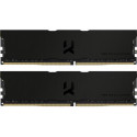 16Gb (Kit of 2*8GB) DDR4-3600  GOODRAM  IRDM PRO DDR4 DEEP BLACK  (Dual Channel Kit), PC28800, CL18, Latency 18-22-22, 1.35V, 1024x8, Aluminium BLACK heatsink