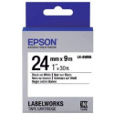 Tape Cartridge EPSON LK-6WBVN; 24mm/7m Vinyl, Black/White, C53S656020