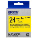 Tape Cartridge EPSON LK-6YBVN; 24mm/7m Vinyl, Black/Yellow, C53S656021