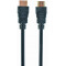 Cable HDMI Cablexpert CC-HDMI4F-6, 1.8 m, High speed HDMI flat cable with Ethernet, Supports 4K UHD resolutions at 60 Hz, 1.8 m, black color